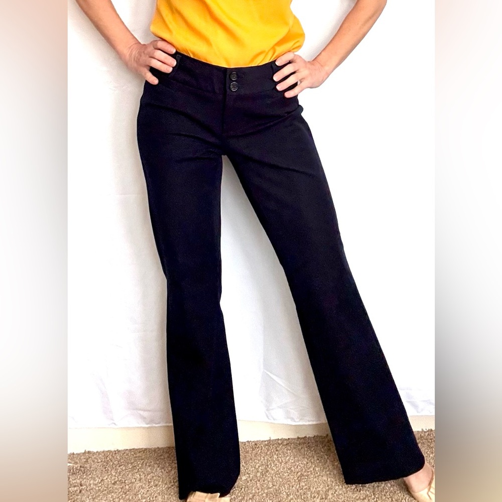 Banana Republic Jackson Fit Stretch Black Trousers Size 0